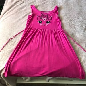 ⭐️⭐️Sweet unicorn kitty pink dress.Size 14/16